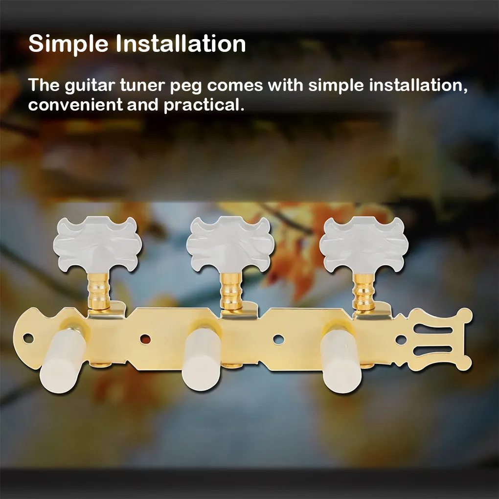 

2 Pieces Guitar Tuning Pegs Professional Guitar Fitting Tuner Peg