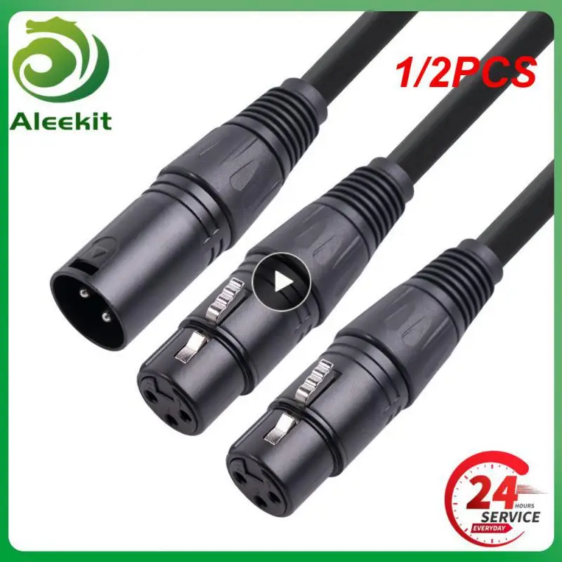 

1/2 шт., кабель DMX для подключения 3-контактного сигнала, длина 1 м/2 м/5 м/10 м