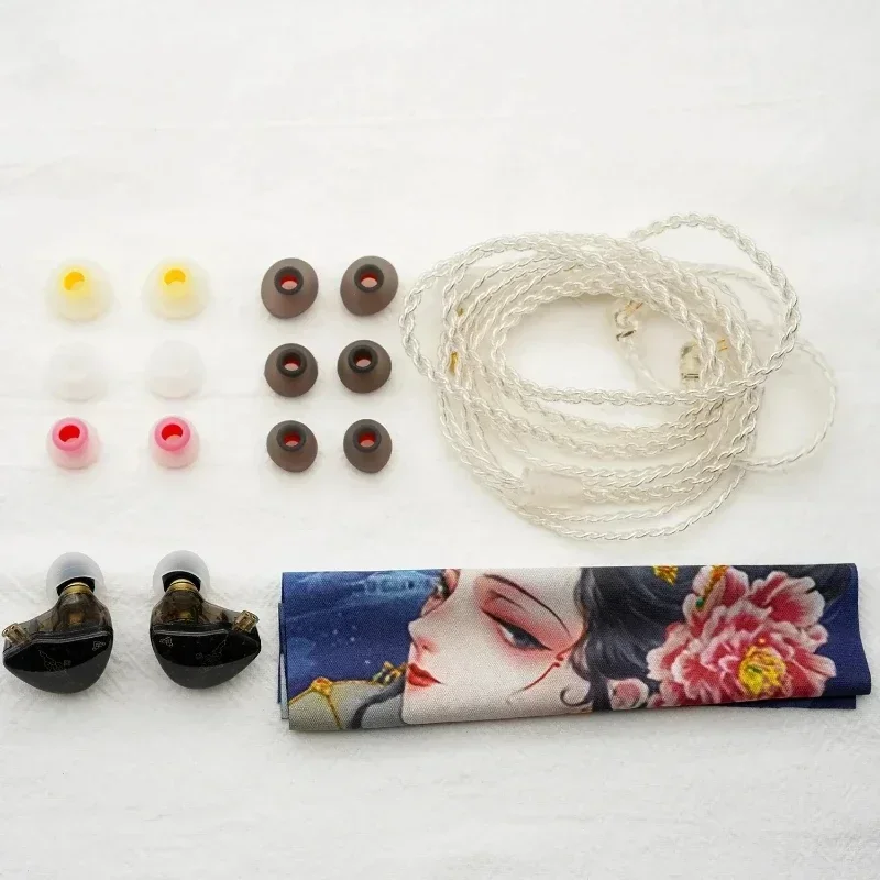 Наушники-вкладыши Tangzu WANER SG HIFI с 10-мм динамическим драйвером, сменным кабелем 0,78 мм 2Pin, L-образным разъемом и микрофоном Tangzu Free (art.: 3920ce744c8fa) - 3920ce744c8fa