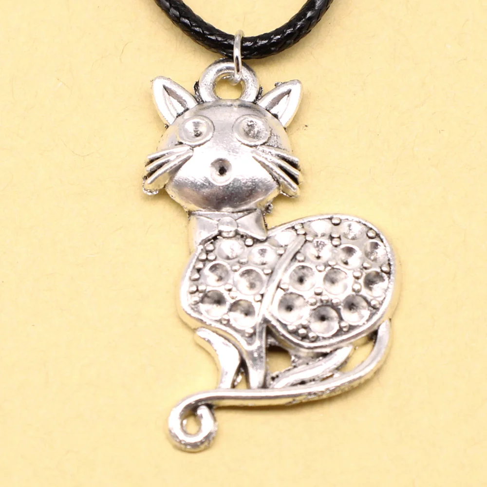 1 шт., женское колье с котом, 23 х37 мм