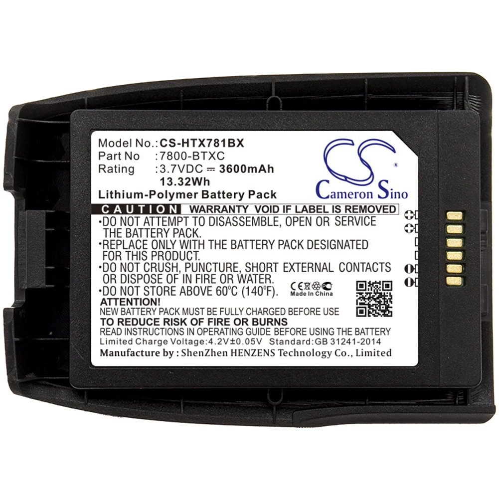 

Cameron Sino 3600mA Battery for Honeywell Dolphin 7800 7800-BTXC,7800-BTXC-1