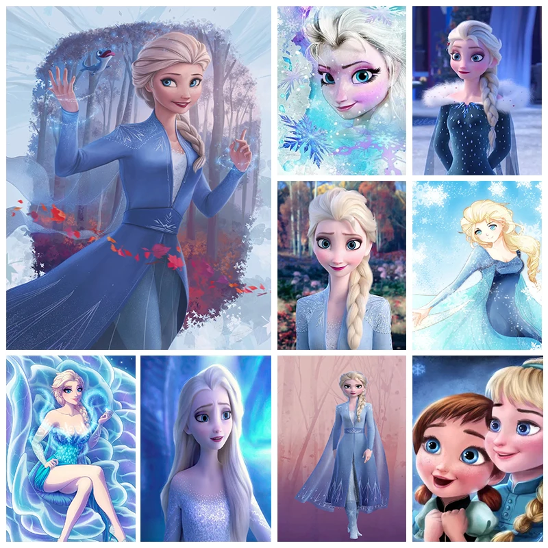 

Настенная картина из мультфильма Disney «холодная Принцесса Анна», настенные картины на холсте, скандинавские плакаты и принты, настенные картины для декора гостиной