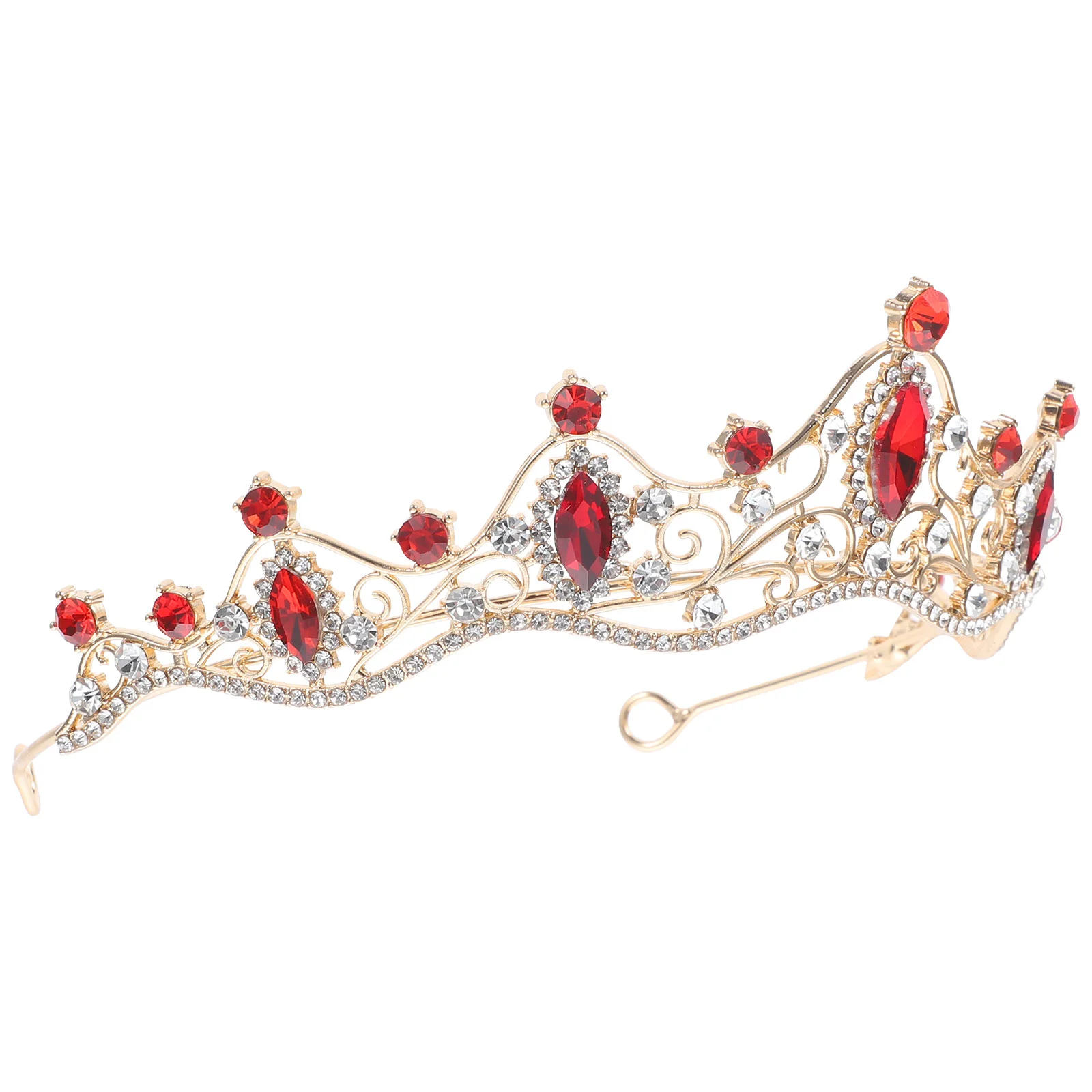 

Pearl Decor Baroque Crown Wedding Headdress Pearlescent Crowns Tiaras Bridal Girl Zinc Alloy Girls Miss