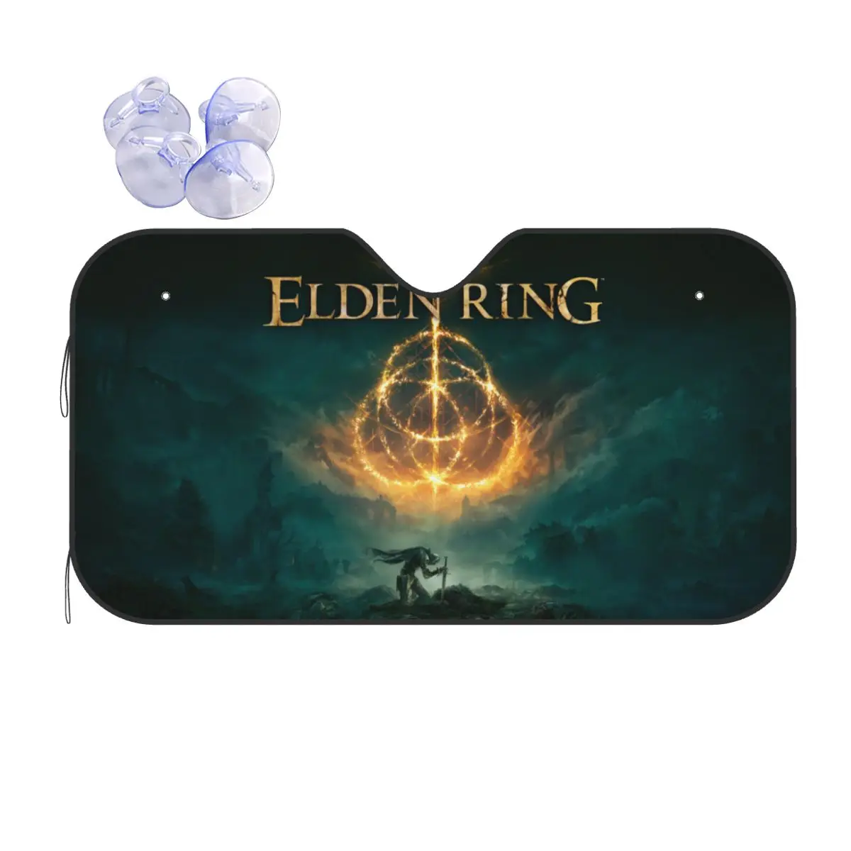 

Elden Ring Sunshade Windscreen Vagabond Hero Warrior Front Block Window Car Window Windscreen Cover Blinds Sun Shade Protect
