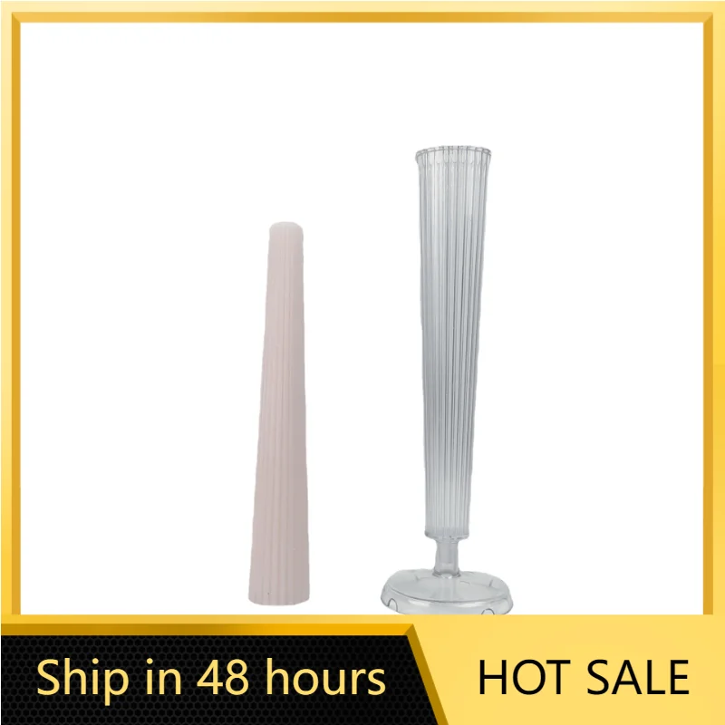 

Round Fine Tooth Trapezoidal Acrylic PC Candle Mould INS Wind DIY Handmade Aromatreatment Candle Mould Swiecznik Kawaii Candle