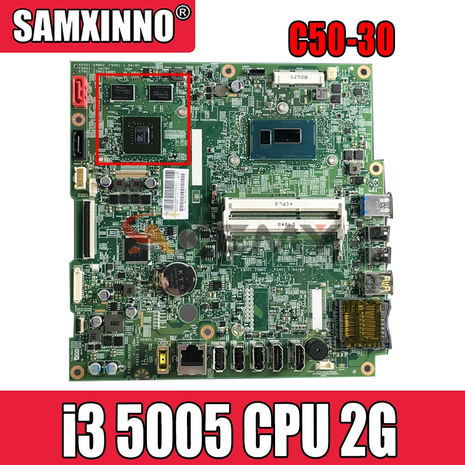 

14055-2 для Lenovo C50-30 C5030 S5030 материнская плата для компьютера i3 5005 CPU 2G 5B20L58998 348.01X05.002 100% ТЕСТ ОК