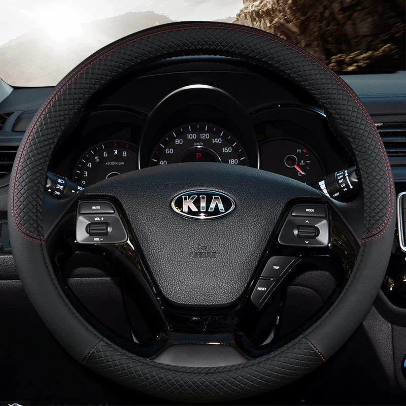 

Чехлы на руль автомобиля для Kia K3 2013 K2 Rio 2015 2016 Ceed Cee 'd 2012-2017 Cerato 2013-2017