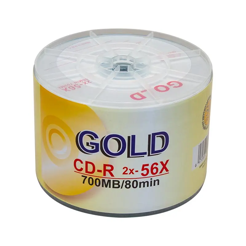 Золотой CD-R 2X-56X 700MB/80MİN BLANK CD 50L İ посылка PRICE | Компьютеры и офис