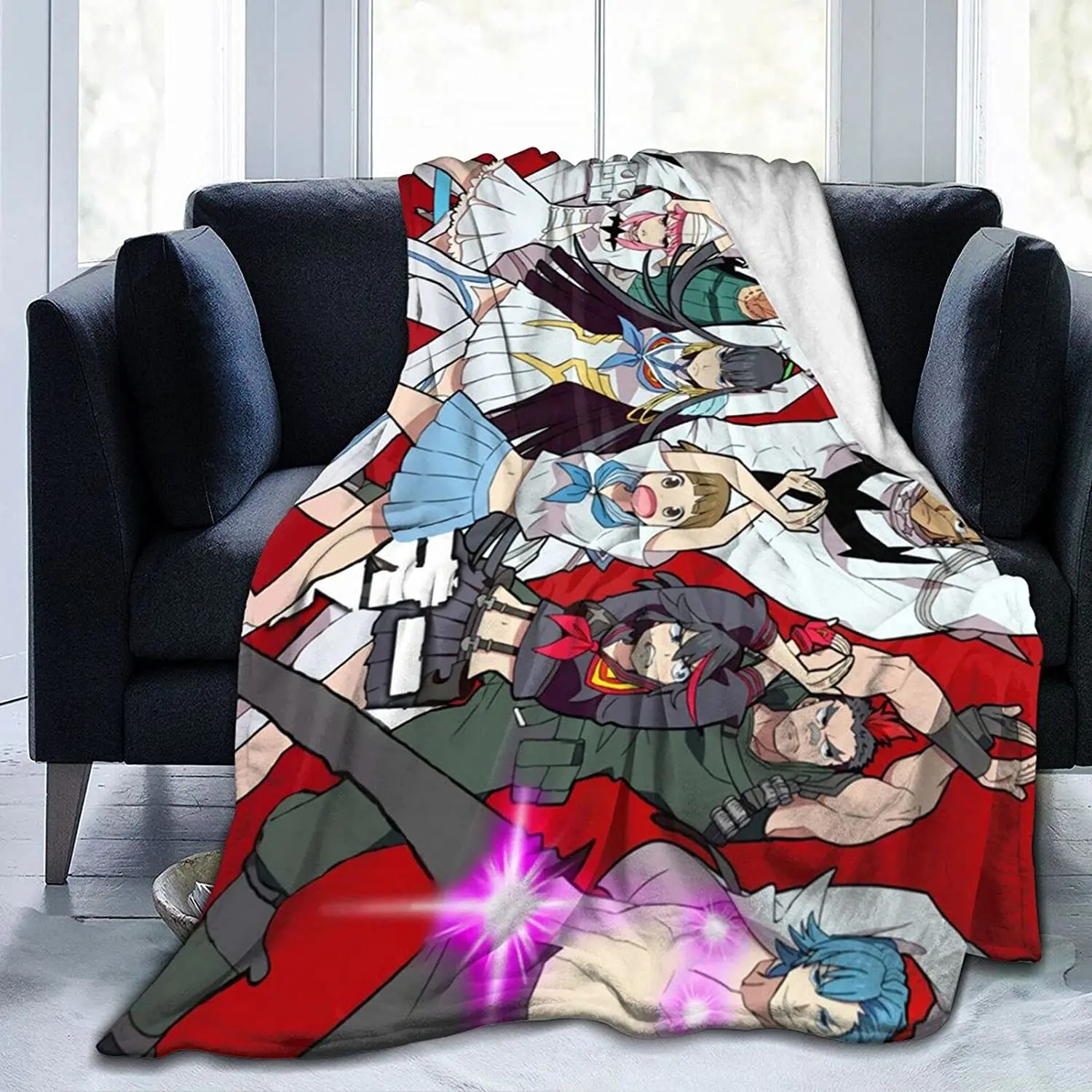 

Satsuki Kiryuin Fluffy Soft and Comfortable Blanket, Anime Warm Embrace of Sympathy