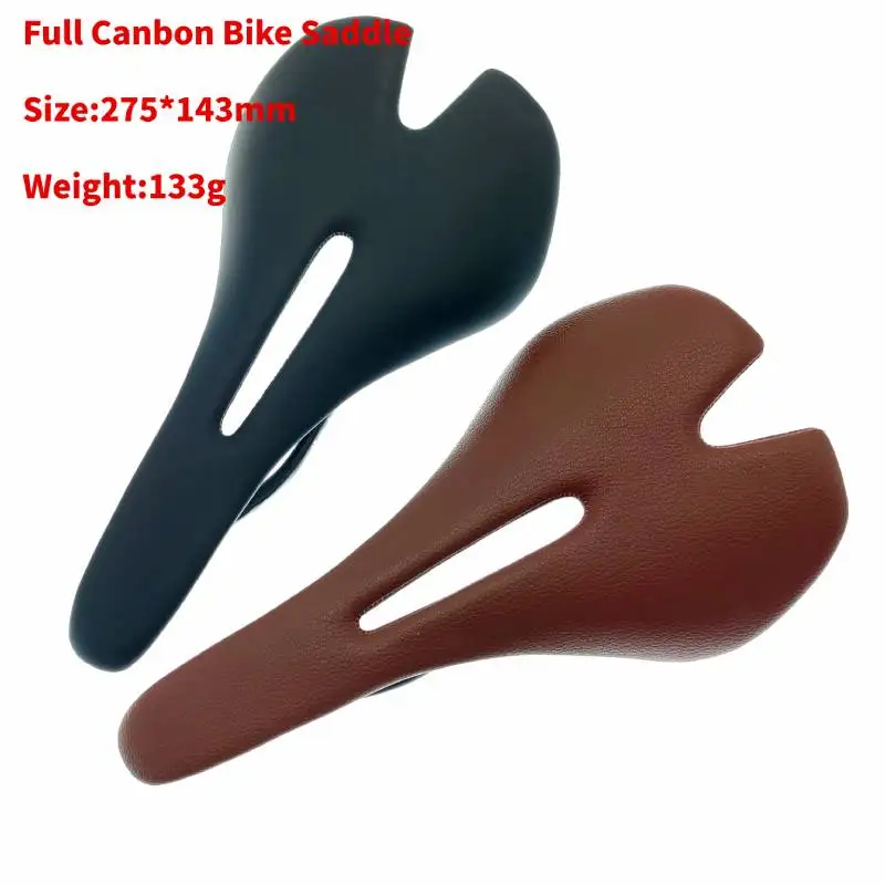 

2023 New Bicycle Saddle Full Carbon Speed Cycling Seat Racing Bike Ultralight Prostate Bike Saddle MTB Road Bicicleta Accessorie