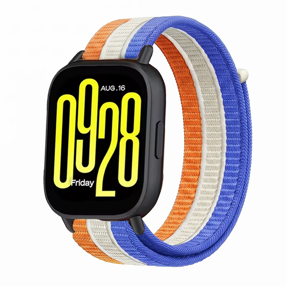 Фото Нейлоновый ремешок для Redmi Watch 5 Lite/5 Active, спортивный дышащий браслет, ремешок для Xiaomi Redmi Watch 5 Active, 22 мм, ремешки для часов. №2
