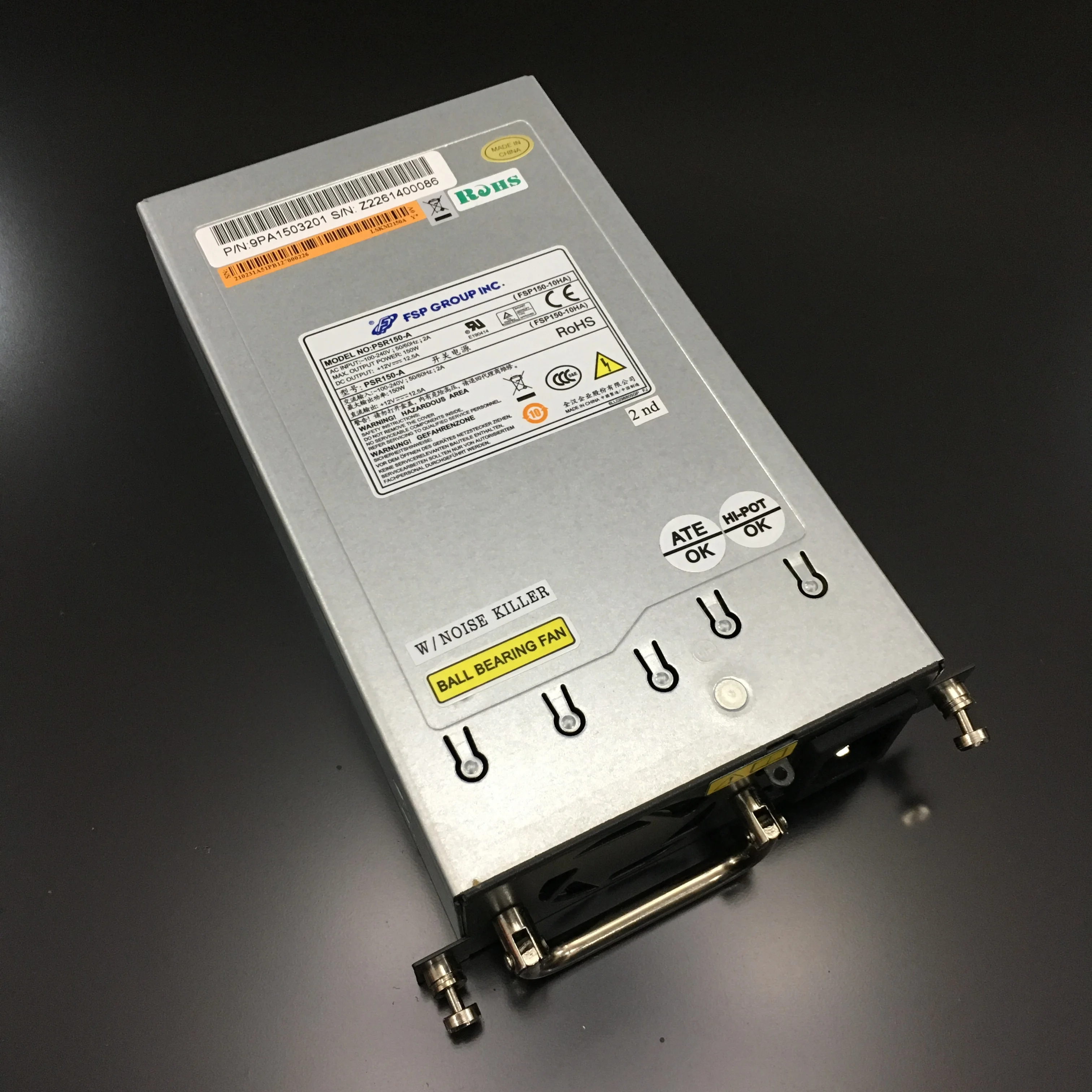 

INC PSR150-A Power Supply 12V 12.5A 150W Adapter FSP150-10HA