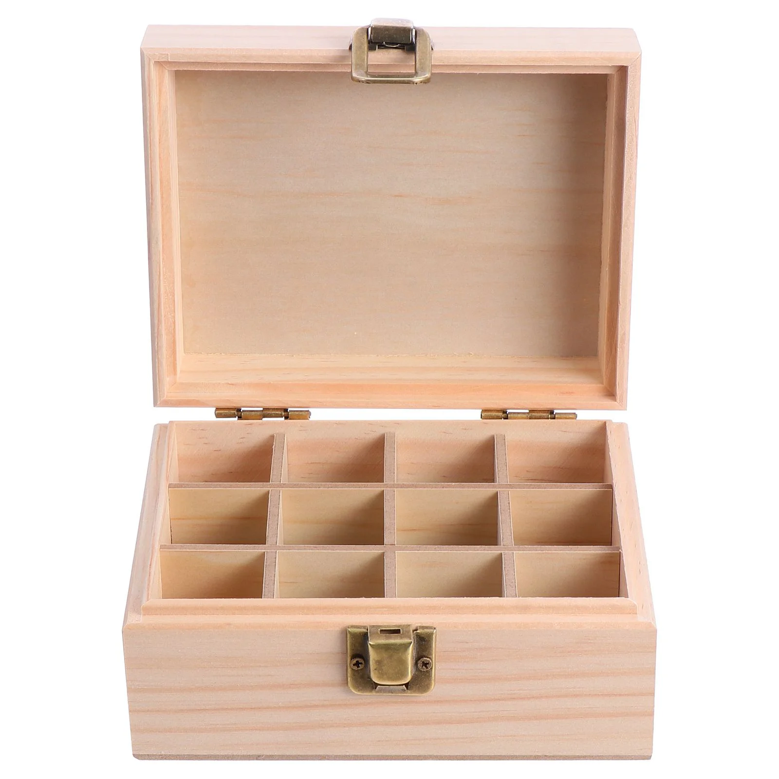 

1 Pc Essential Oil Box Good Useful Fine Durable Wood Bottle Holder Essential Oil Box
