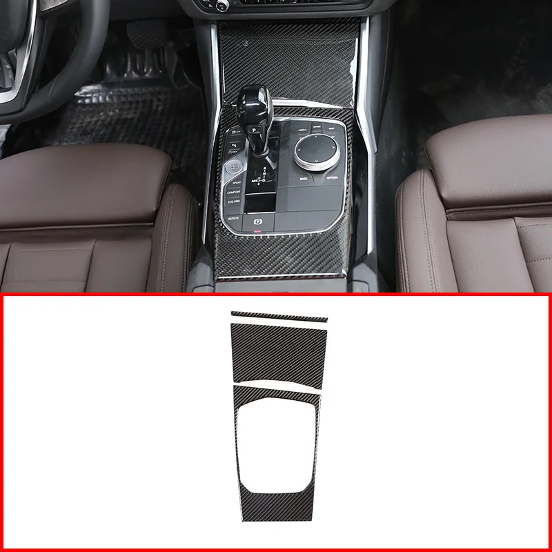 

For BMW 3 Series G20 G28 325 2019-2020 Car Interior Center Console Gear Shift Decoration Panel Cover Trim Accessories LHD