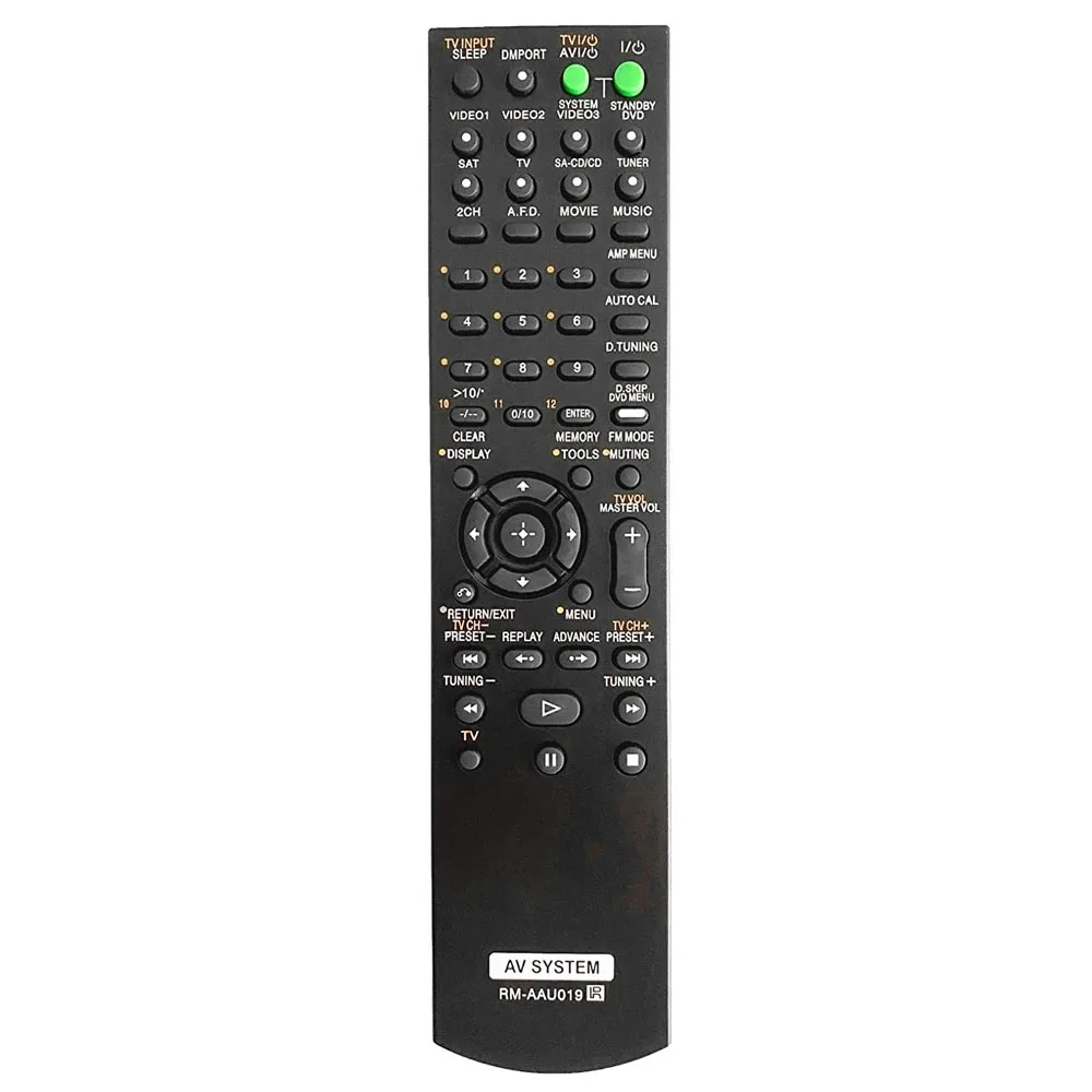 

For SONY Audio/Video Receiver AV System Remote Control New RM-AAU019 TR-DG500 STR-DG910 STR-DG900 STR-DA1200ES RM-AAU013 433 mhz