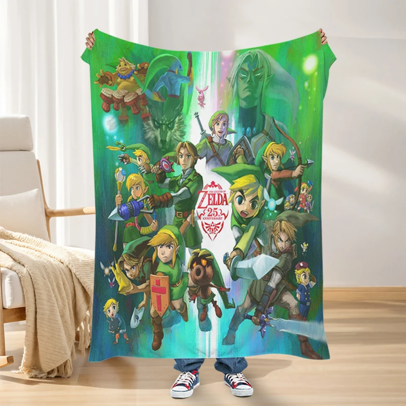 Фланелевое одеяло для дивана King Size G-Zelda флисовое кемпинга и взрослых пушистые