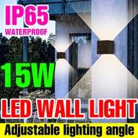 led wall lamp ip65 waterproof downlight bedroom bedside lamp garden spotlight indoor stairs night light balcony wall sconce lamp