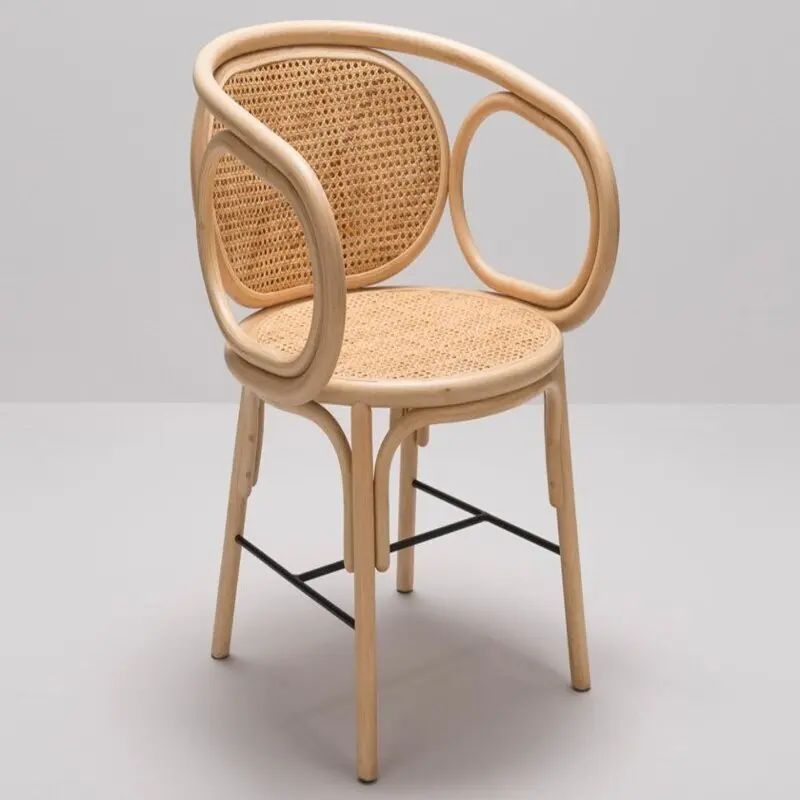 

Rattan Chair With Armrests