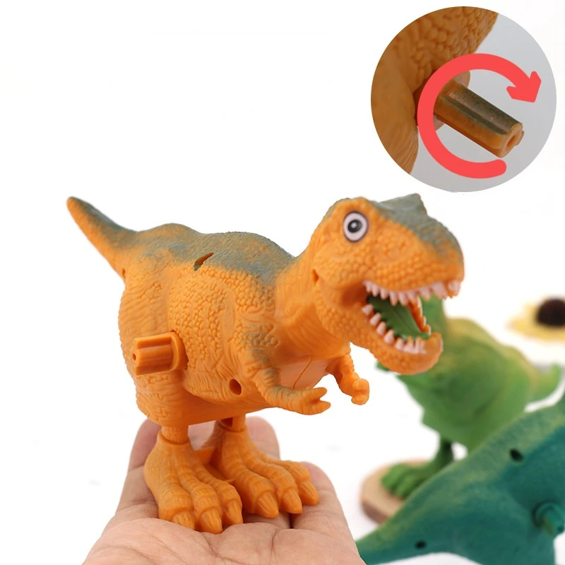 Игрушки заводные прыгающие динозавры, приз тираннозавра Рекс, маленькие подарки, подарки на день ребенка