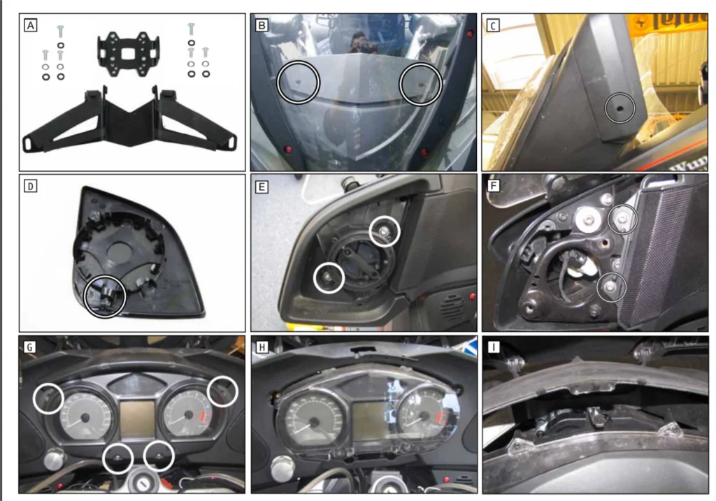 Фото R 1200RT R 1200 RT 2005 2006 2007 2008 2009 CNC держатель кронштейна навигации из нержавеющей стали для мотоцикла аксессуары для BMW R1200RT №2