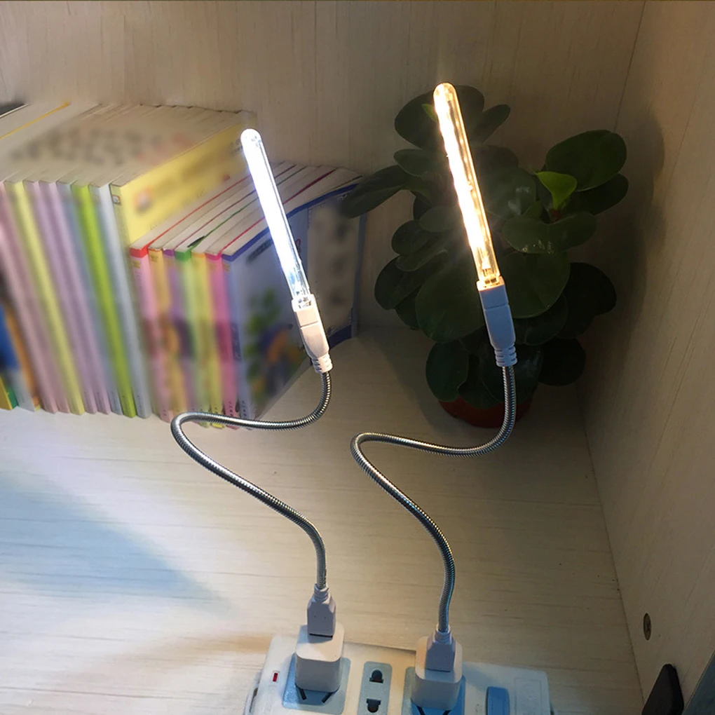 

2 Pieces USB Reading Lights Portable LED Book Lamps Dormitory Lighting