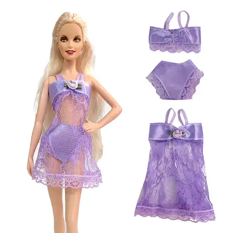 Комплект из 3 предметов для куклы Барби, нижнее белье