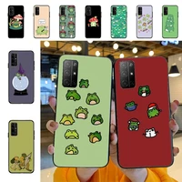 yndfcnb funny animal frog phone case for huawei honor 10 i 8x c 5a 20 9 10 30 lite pro voew 10 20 v30