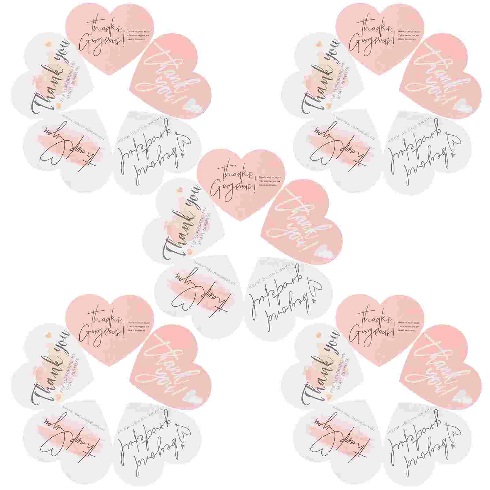 

150Pcs Wedding Gift Cards Small Business Packaging Cards