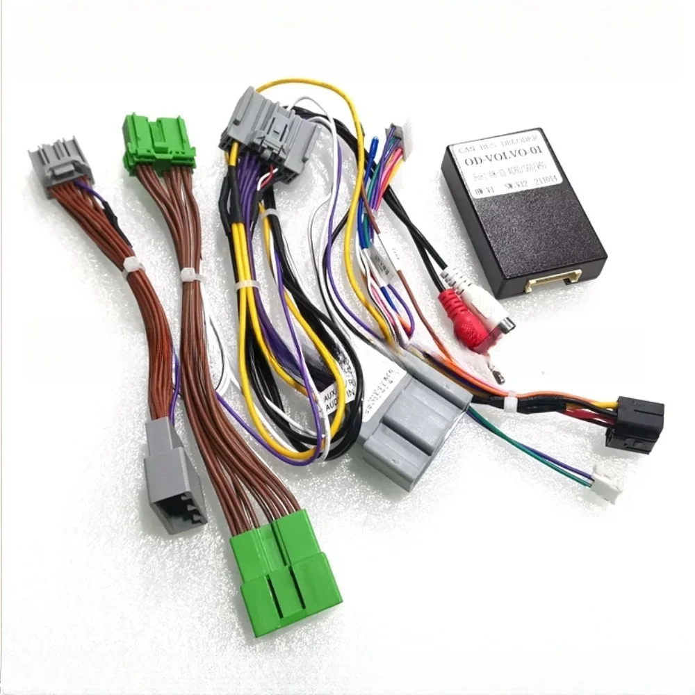 

16-контактный автомобильный стерео жгут проводов адаптер Android радио кабель питания Canbus Box декодер для Volvo S60 XC60 V60 2008-2013 OD-OLO-01