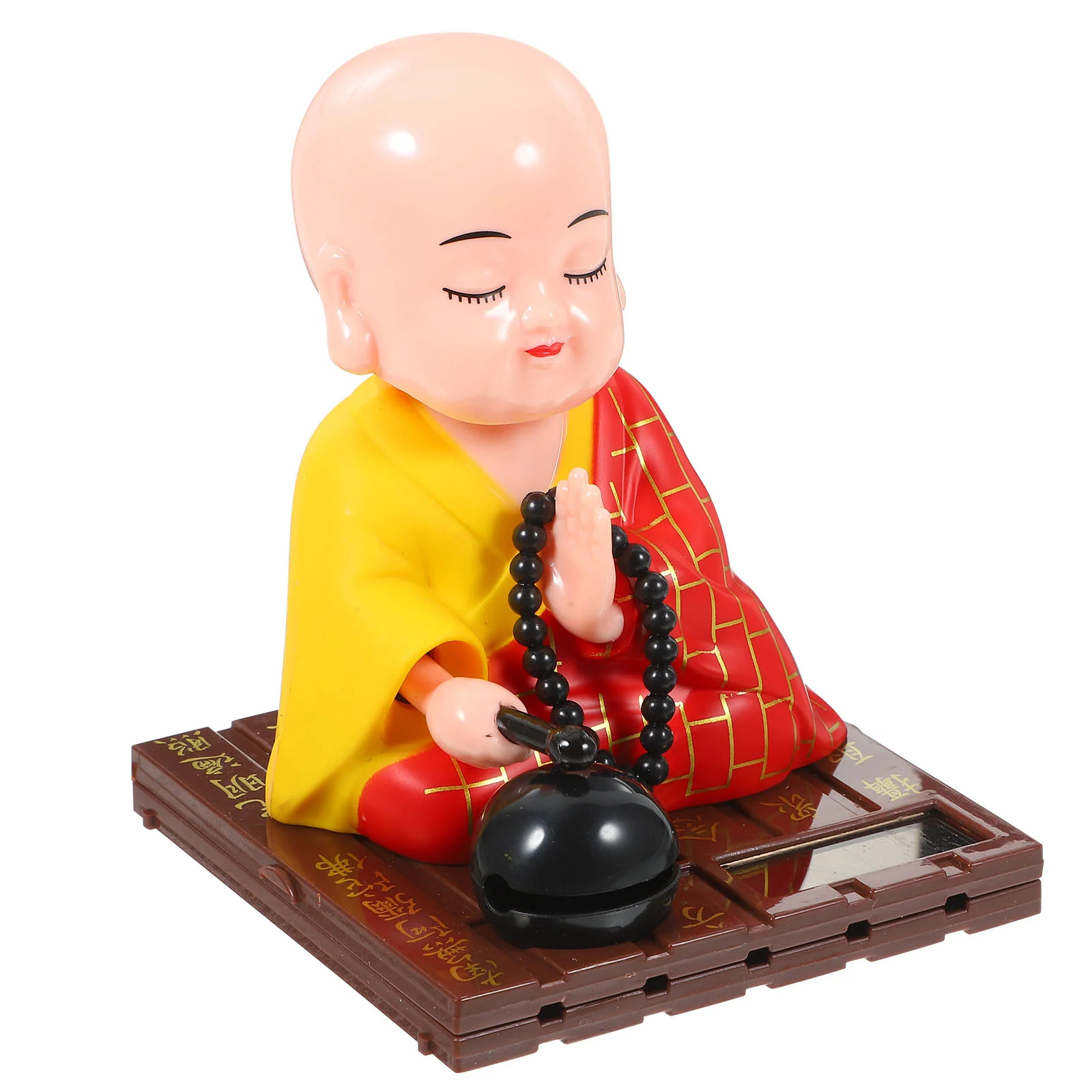 

Solar Powered Little Monk Creative Car Decoration Zen Solar Ornaments