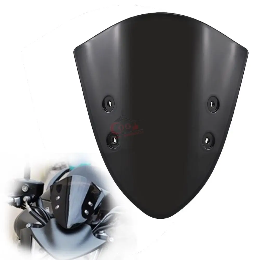 

Ветровое стекло ветрового стекла, ветровое затвор, черное Переднее стекло мотоцикла подходит для Kawasaki ER-6N ER 6N 2012-2014 2013