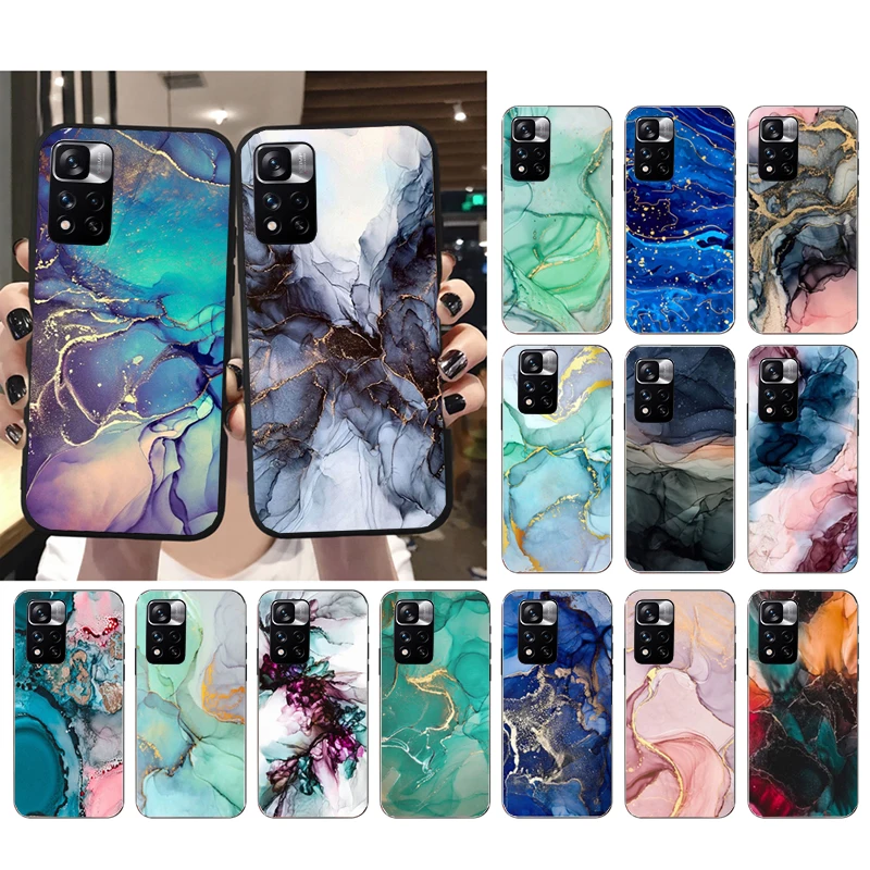 

Phone Case For Xiaomi Redmi Note 12Pro 11 11S 11T Pro 10 9Pro Note10S Redmi 10 9 10C 9C Marble Case
