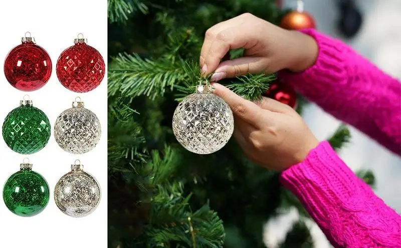 

Christmas Ornaments Balls Christmas Balls Ornaments Tree Pendants Multiple Colour Hanging Ball Holiday Party for Christmas