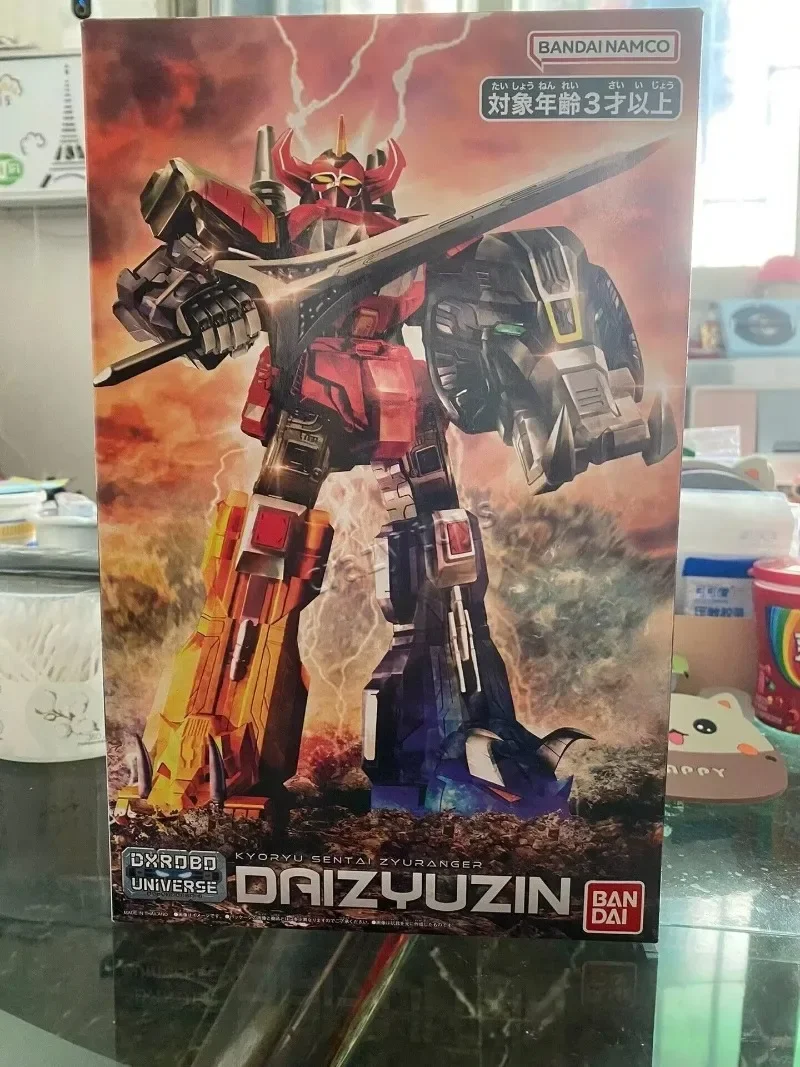 Фото В наличии: Коллекционная фигурка Bandai DX Mighty Morphin Power Rangers Daizyuzin Kyoryu Sentai Zyuranger, модель игрушки, подарок №5