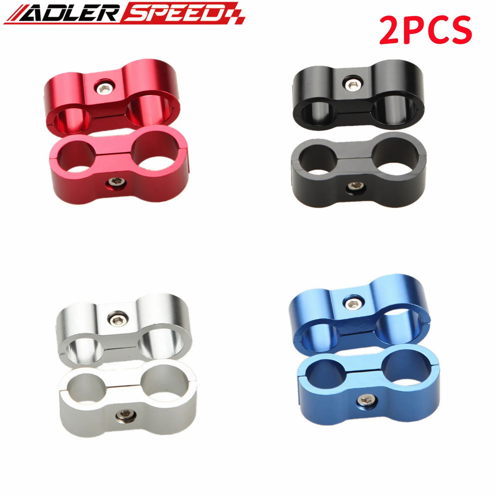 Универсальный алюминиевый шланг для топлива и воды AN4 AN6 AN8 AN10 2 шт.