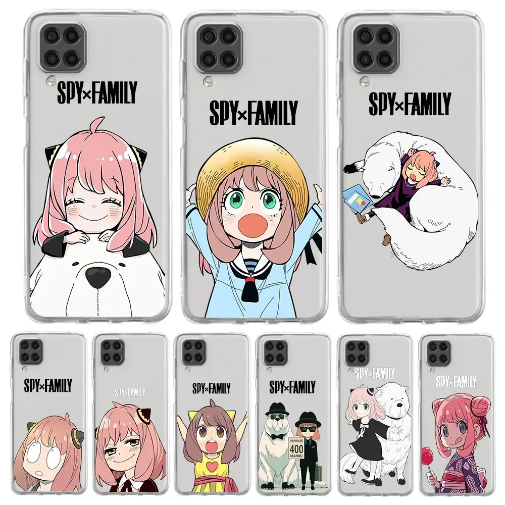 

Japan Anime Spy × Family Phone Case For Samsung Galaxy A51 A71 A41 A31 A21S A11 A03S A12 A23 A33 A32 A52 A53 A73 A13 5G Cover
