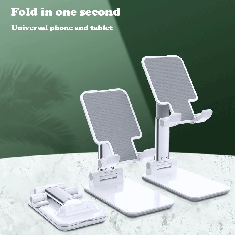 

Adjustable Portable Mobile Phone Bracket Desktop Bedside Multifunctional Folding Telescopic Alloy Mobile Phone Tablet Bracket