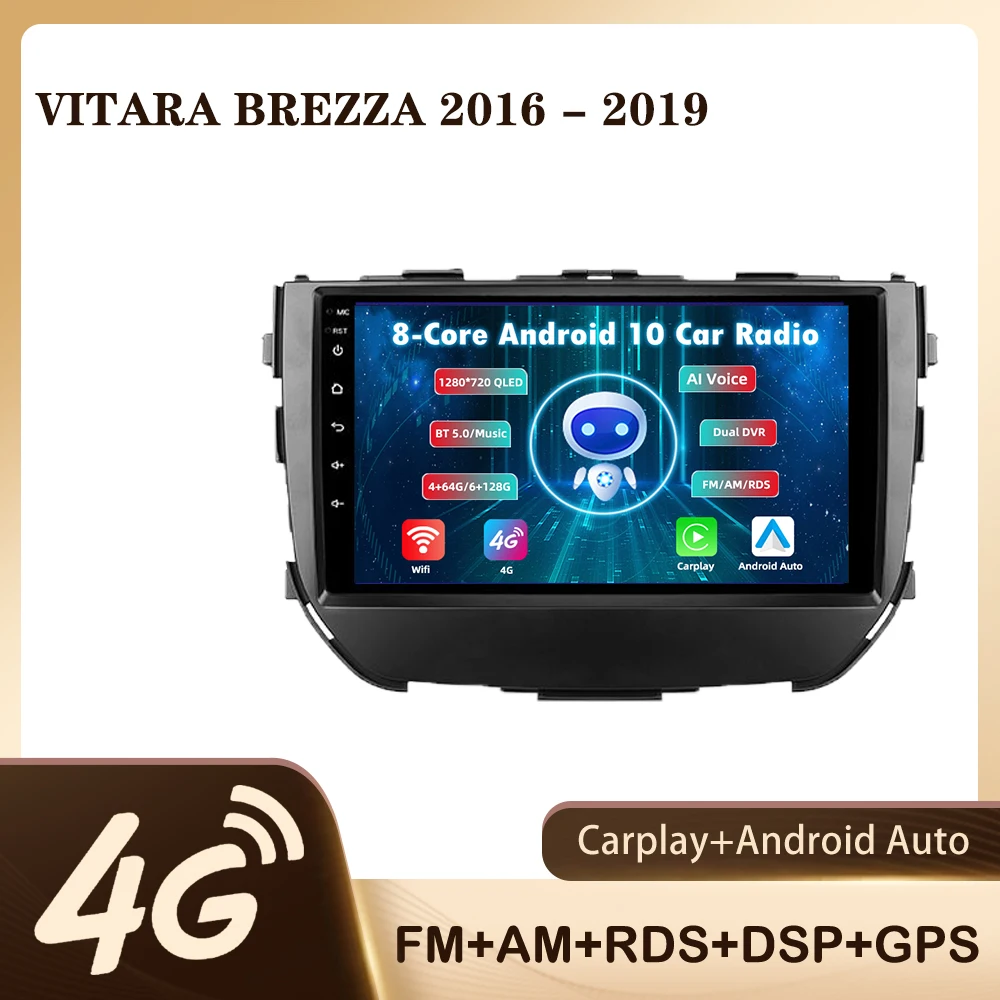 

Автомагнитола JMANCE для Suzuki Vitara Brezza 2016-2019, мультимедийный видеоплеер, навигатор GPS, Android, 2din, 2 din, dvd