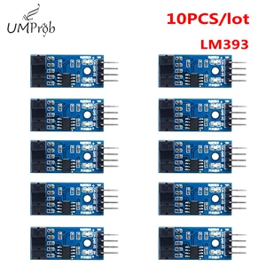 10PCS/lot LM393 15mA 3.3-5.5V 4 PIN Infrared Speed Sensor Module for arduino Diy Kit
