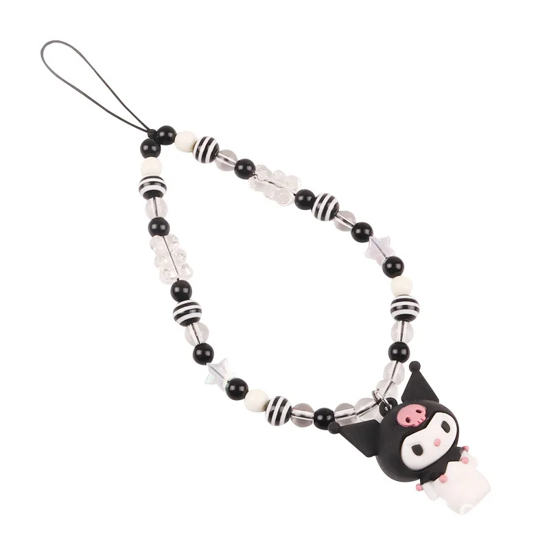 

Милый чехол для телефона с рисунком аниме Kuromi, украшение для сумки, подвеска для ребенка, девочки, высокое качество, подарок на день рождения...