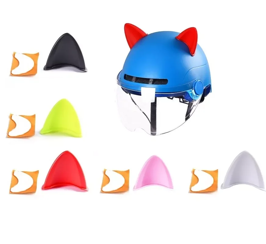 

Cute Stickers for Skateboard Motorcycle Helmet Lovely Cat Ears Decoration Sticker Funny Decals for Girls Lady W91F