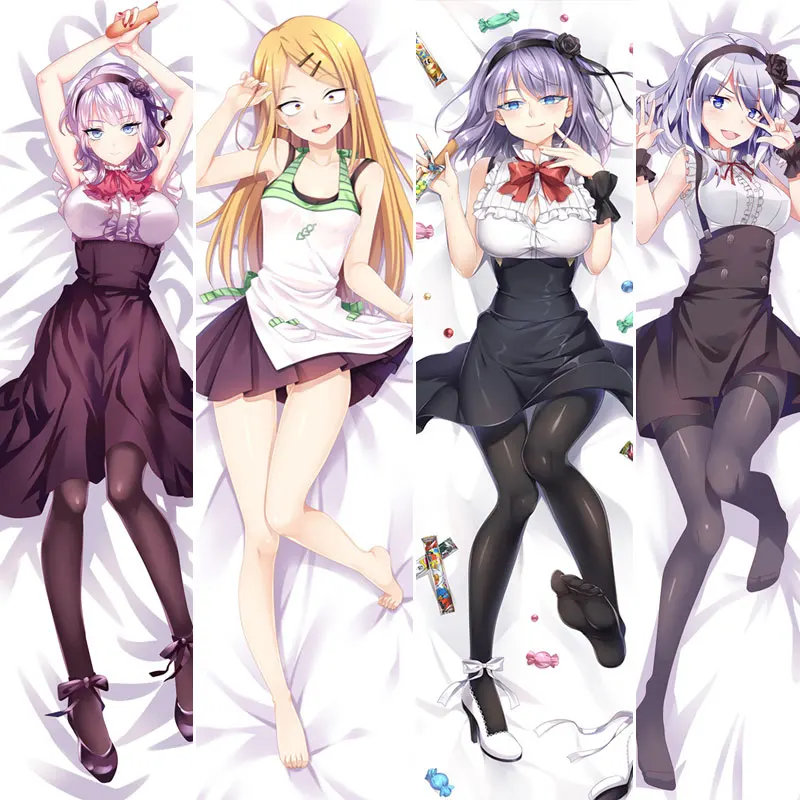 

Anime Dagashi Kashi Hugs Body Shidare Hotaru Endou Saya Pillow Case Waifu Cosplay Dakimakura Costume Pillowcase Otaku Long Cover