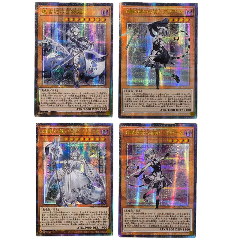 Yu-Gi-Oh DIY домашние открытки Tearlaments Dark Magician Girl Sky Striker Ace Christmas Коллекция подарков на