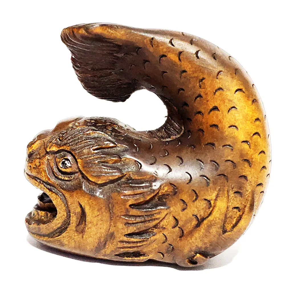 

Японский самшит, рыба-дракон, статуэтка