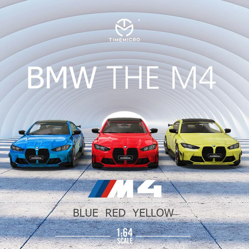 

Time Micro TM Dream Series 1:64 BMW M4 Коллекционная модель автомобиля из сплава, орнамент, подарок
