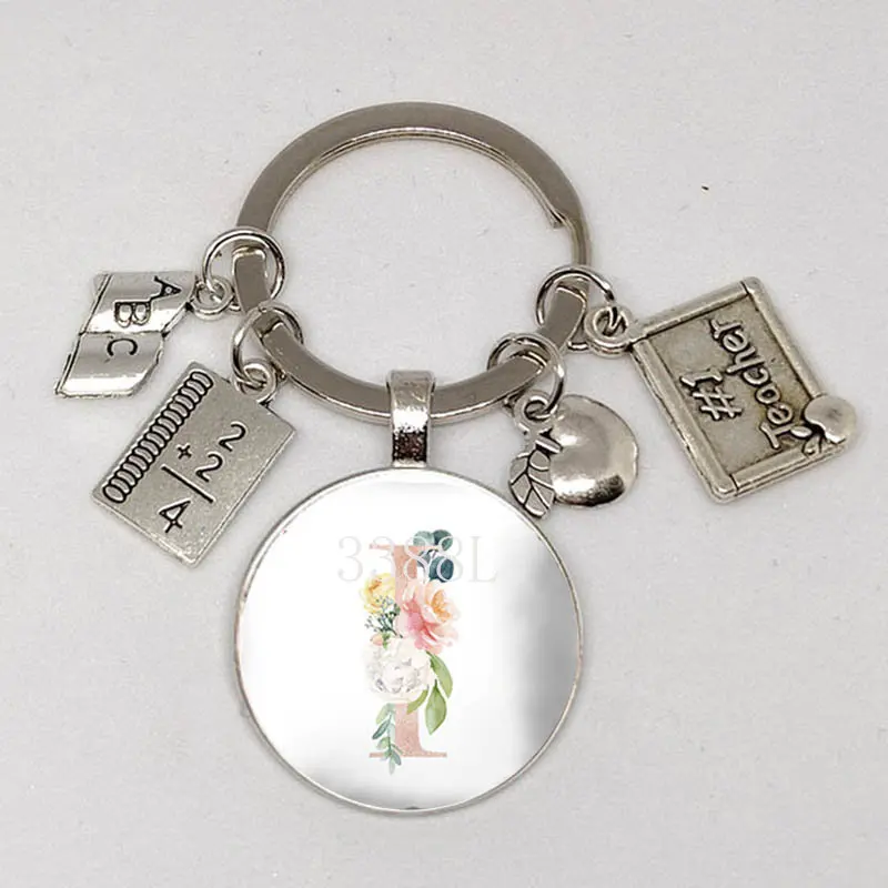 Популярные ювелирные изделия купол стеклянный металлический брелок 26 дюймов