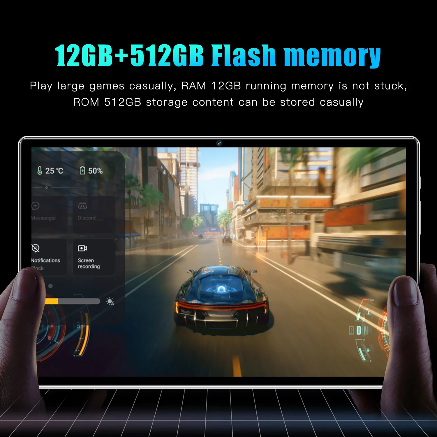 2024 X11Pro Планшет Android12 10 1-дюймовый HD-экран 12 ГБ ОЗУ 512 ПЗУ Bluetooth5.0 5G GPS WIFI 24 МП + 48