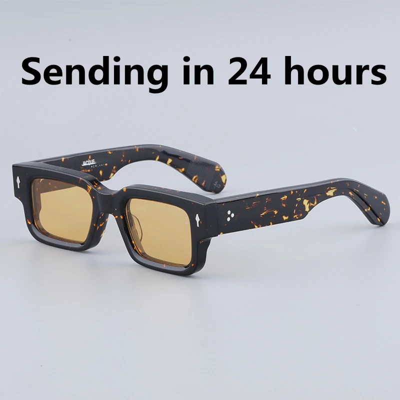

2023JMM Jacques ASCARII Square Sunglasses Fashion Quality Fashiom Glasses Stylish Classical Acetate Handmade Prescription Eyegla