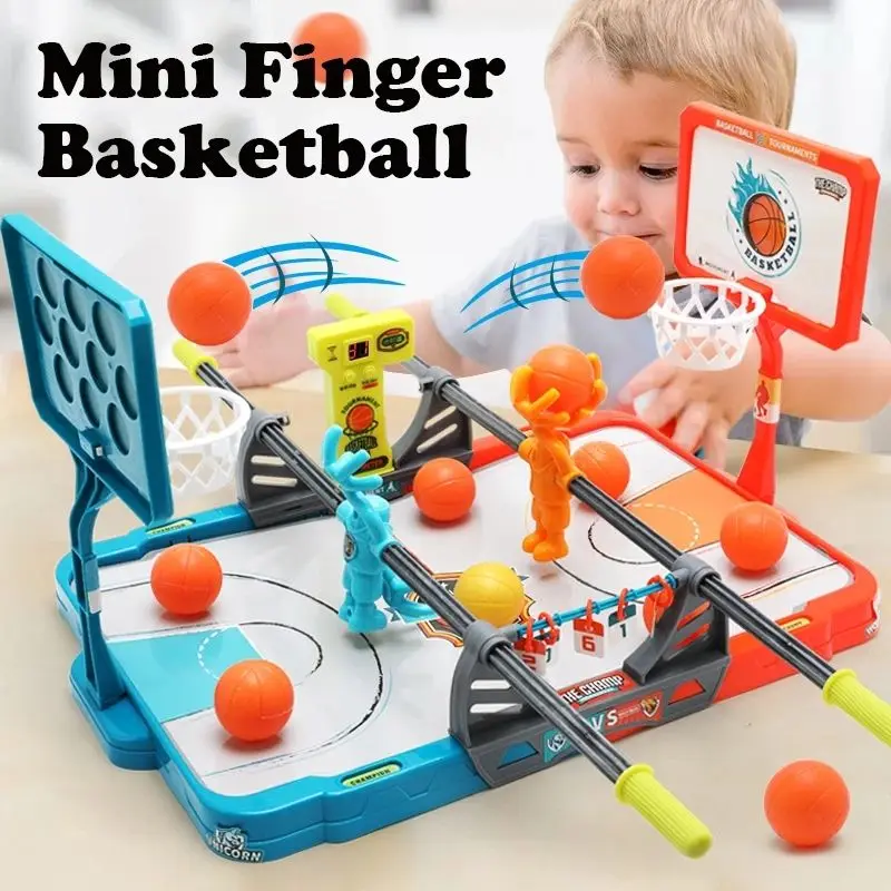 

Mini Basketball Board Games Finger Basket Sport Shooting Interactive Battle Party Montessori Educational fidget Toy For Children