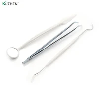 3pcslot useful stainless dental tool set dentist tooth clean hygiene picks mirror kit wholesale